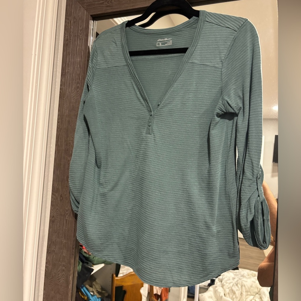 Eddie Bauer Teal top